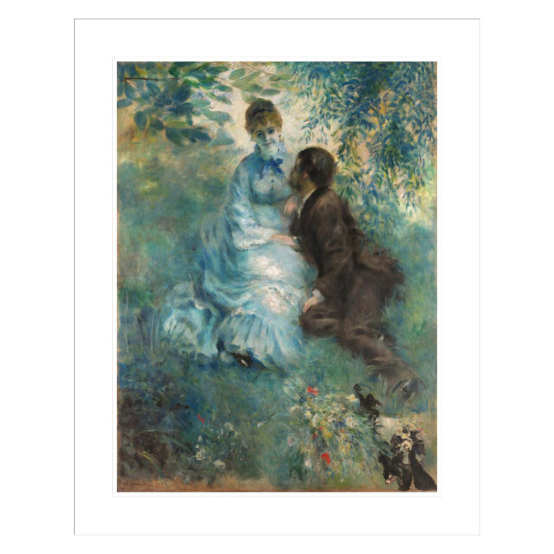 «Lovers» par Pierre-Auguste Renoir, impression giclée sur cadre, H 29,42 po x l 23,5 po