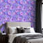 Papier peint adhésif peler et coller en PVC, revêtement mural auto-adhésif amovible avec impression de tissu de prairie de fleurs sauvages sans soudure, imperméable pour la décoration intérieure - rouleau