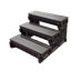 Confer Plastics 39'' D Slip Resistant Hot Tub Step in Black