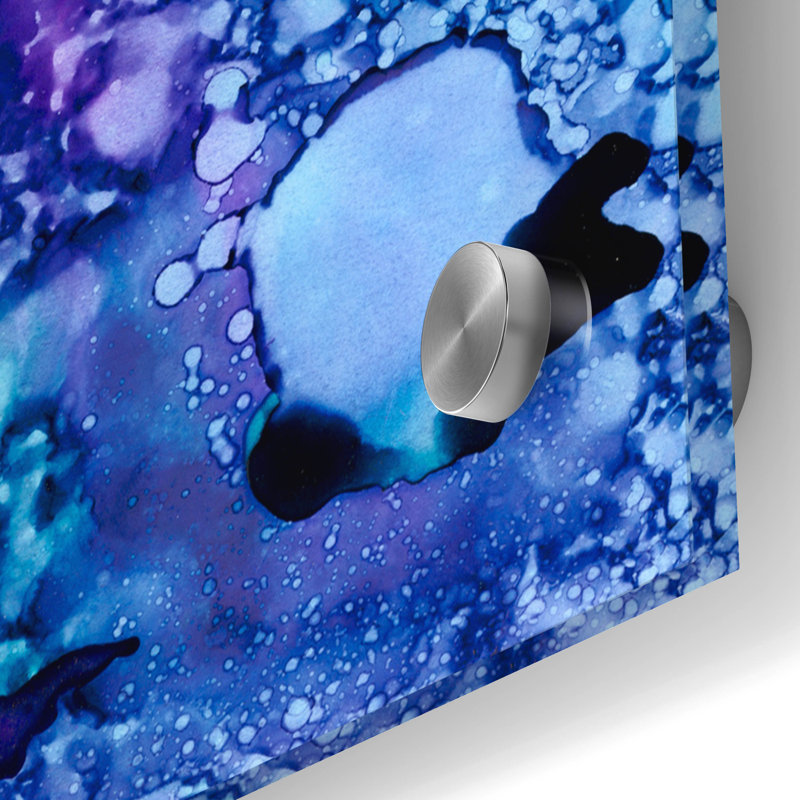 «Purple Outburst I» par Regina Moore, H 36 po x l 36 po x P 0,2 po