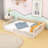 Tressa Full Size Upholstered Platform Bed with Slats-1895370458