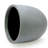 Acushnet 13.7" Dia Light Gray Planter, Outdoor Planter with Drainage Hole-1398424972-1398425010