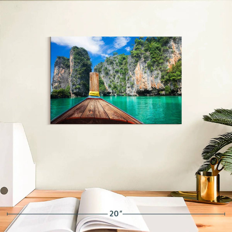 Mehar Boat Ride At Krabi Island, 8" H x 12" W