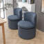 Chaises de salle à manger rembourrées Modern-2141472947