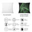 Tissu en soie vert foncé avec une fine rayure blanche à motif I-1674804512