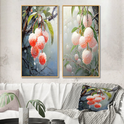 Ensemble de salon mural Lychese Luminescence - Fruits