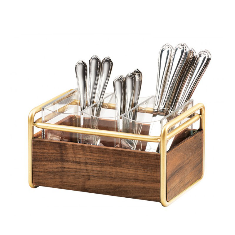 Range-couverts Mid-Century, Laiton