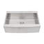 Évier de cuisine en acier inoxydable à tablier simple 33 x 22 x 10 po Farmhouse