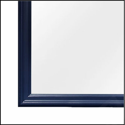 Charleston Large Blue Mirror, Elegant And Durable For Modern Interiors, Enhances Light And Space