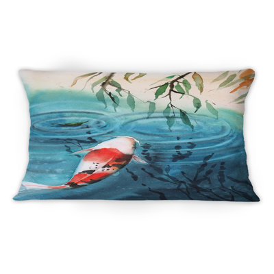 Coussin Koi Red Red