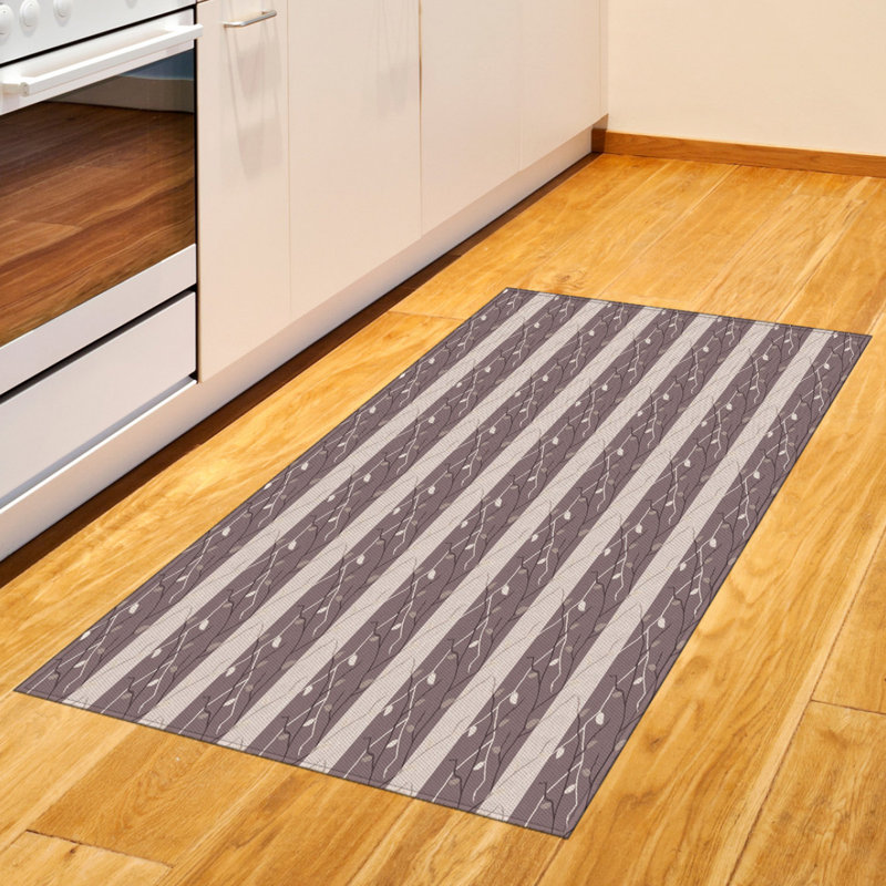 Floral High Density Long Fiber Poly Threads Decorative Area Rug Carpet, Rectangle 2'7" x 5'
