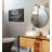 Honorina 6.5 In. 2 Light Gold Vanity With Opal Glass Shade