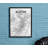 Austin City Map - Unframed Graphic Art-24706030