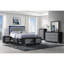 Table de chevet Elsa noir et gris