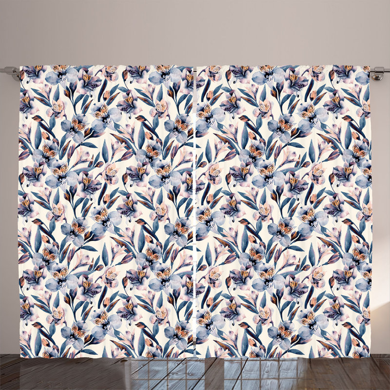 Semi Sheer Curtain Pair