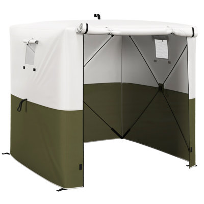 Outsunny Pop Up Gazebo with Sides, 2m x 2m Party Tent