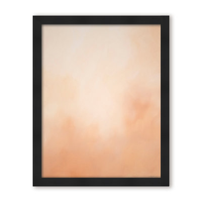 Abstract Underwater Clouds XIX by  - Floater Frame Print on Canvas