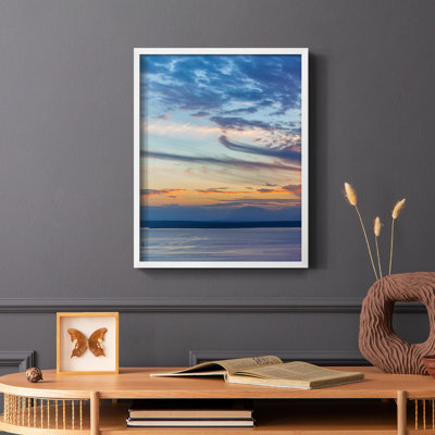 Cloud Variations Framed Print - Solid Wood