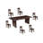 Solid Wood Live Edge Dining Table-739315280-739756618