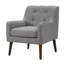 Fauteuil capitonné 25 po Mid Century-27887566