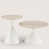 Blanc / beige travertin