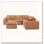 Canapé modulaire en L 107 po-486931766-486931760