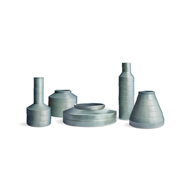 Wonk Ceramic Table Vase, Ocean