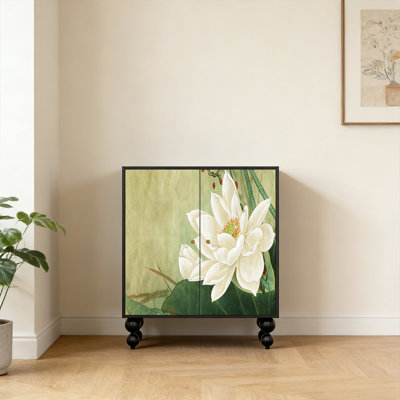 Armoire à chaussures en bois massif pour le salon