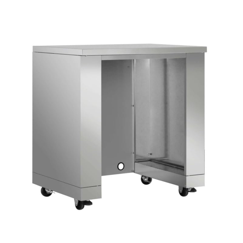 Armoire pour réfrigérateur d'extérieur en acier inoxydable