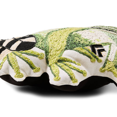 Frog Shaped Throw Pillow