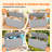 60 gallon waterproof resin outdoor storage box, patio deck box for cushions and pool toys-135634274-135634273