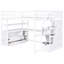 Lit mezzanine double avec bureau, tablettes et rangement - Collègues -