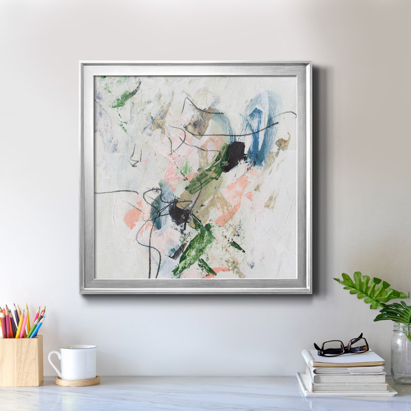 " Approaching Spring II ", Black, 24" H x 24" W x 1" D, No Mat