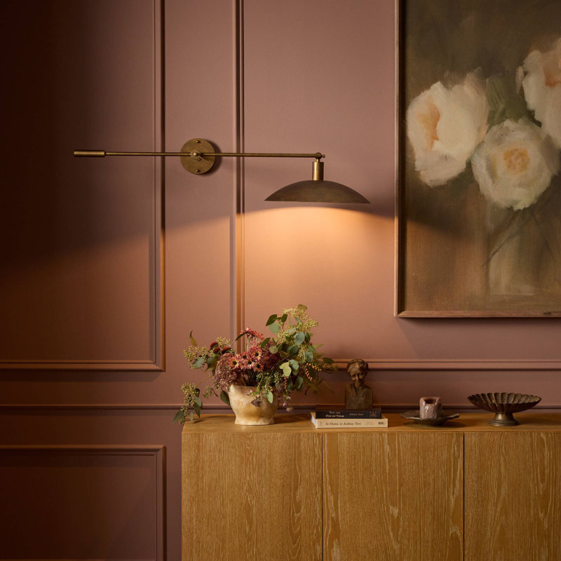Lance Sconce-Burnished Brass Steel