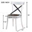 Ensemble de table ronde avec 1 table et 4 chaises