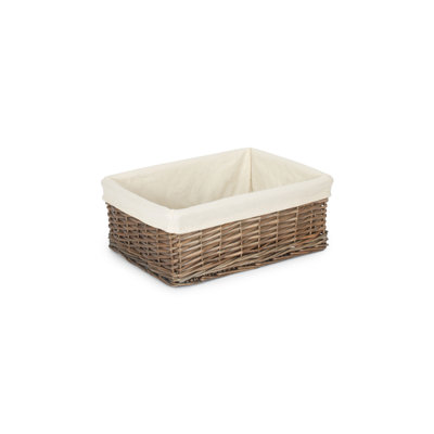 Shinde Wicker Lined Storage Basket