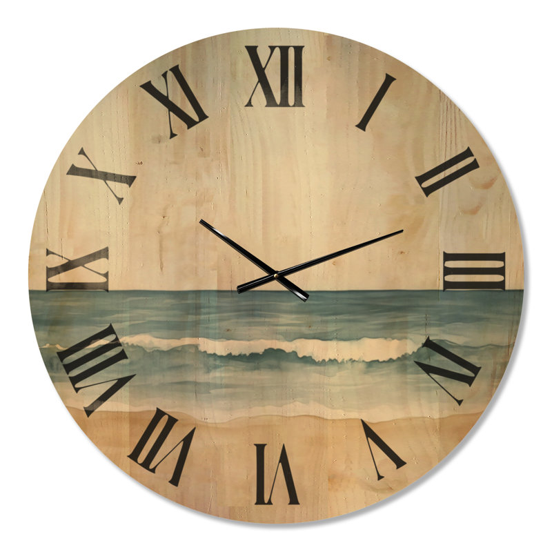 Horloge murale surdimensionnée Seascape, Surdimensionné
