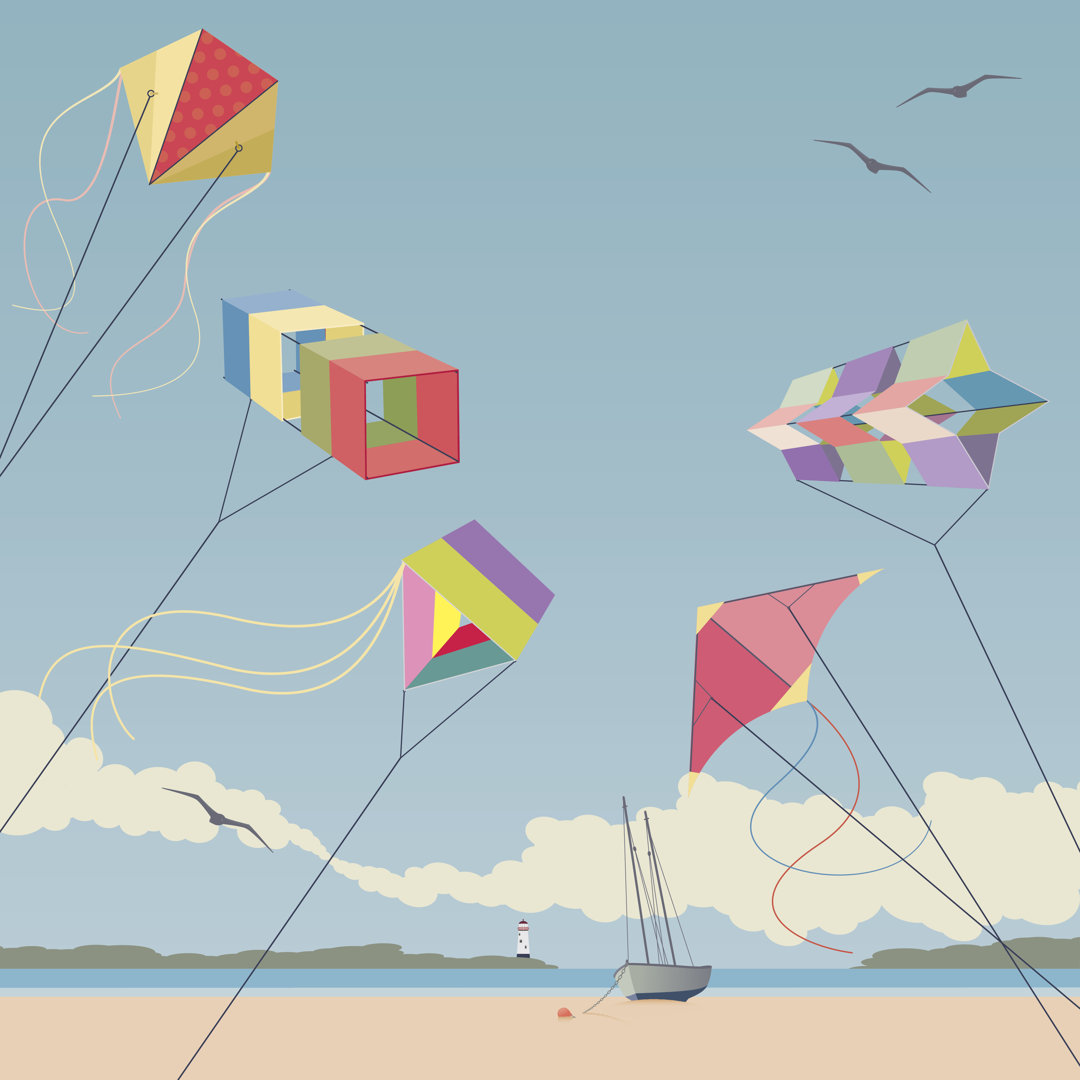 Kites - Leinwandbild