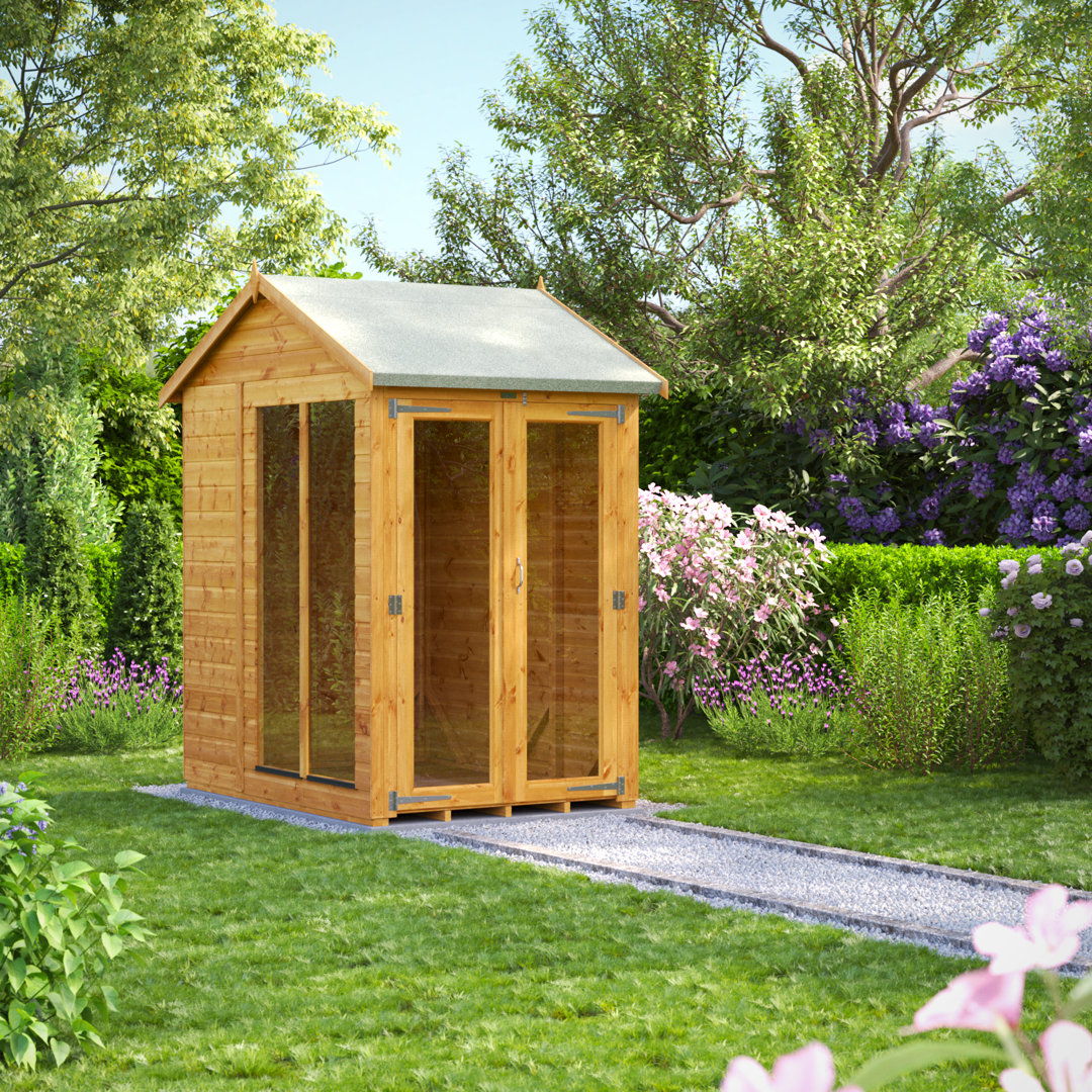 Powersheds 4 x 6ft Timber Tongue & Groove Apex Summerhouse