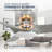  52-inch Modern Ceiling Fan with Light, 3 ABS Blades, DC Motor, 6 Speeds, Flush Mount for Bedroom, Living Room-1622770808