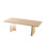 Kailee Oak Rectangular Solid Wood Top with Solid Wood Base Dining Table