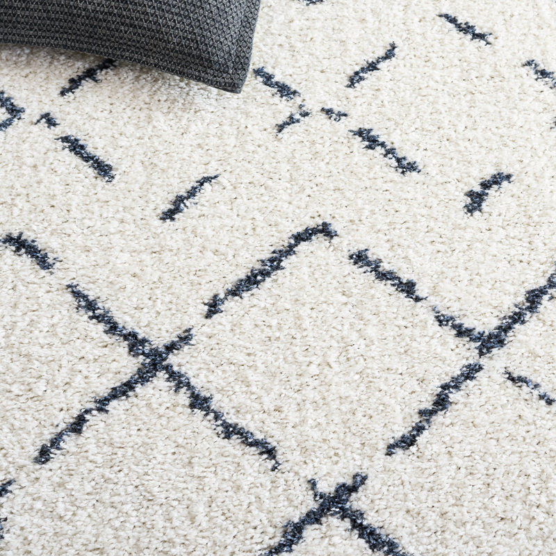 Tapis d'intérieur à poils longs Arizona, Tapis de couloir 2 pi 3 po x 8 pi