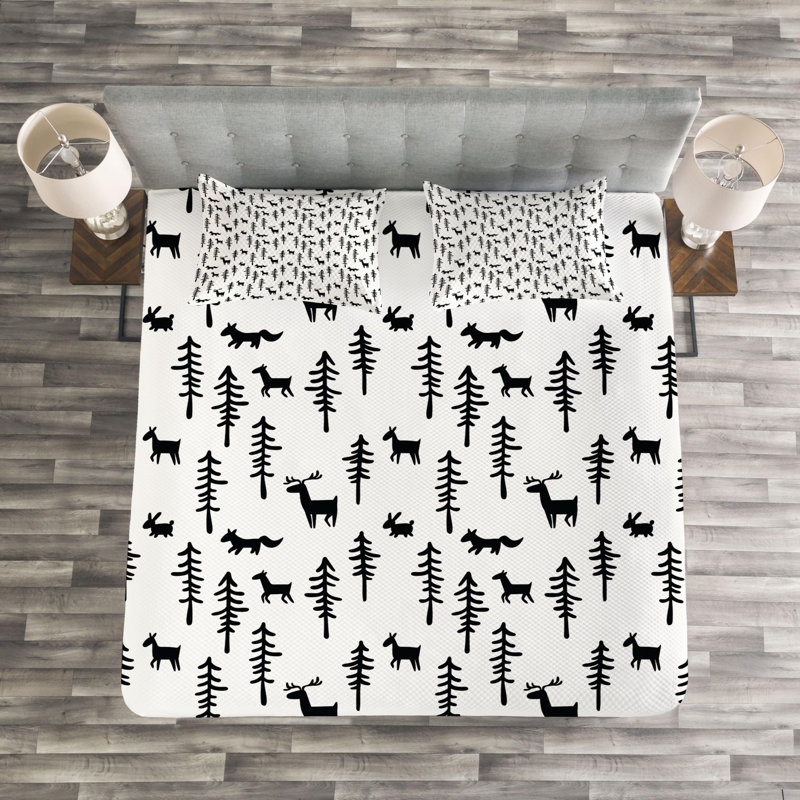 Rustic Polyester Coverlet, Twin Coverlet + 1 Sham