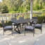 Ensemble repas 7 pièces avec coussins Aram-25610156