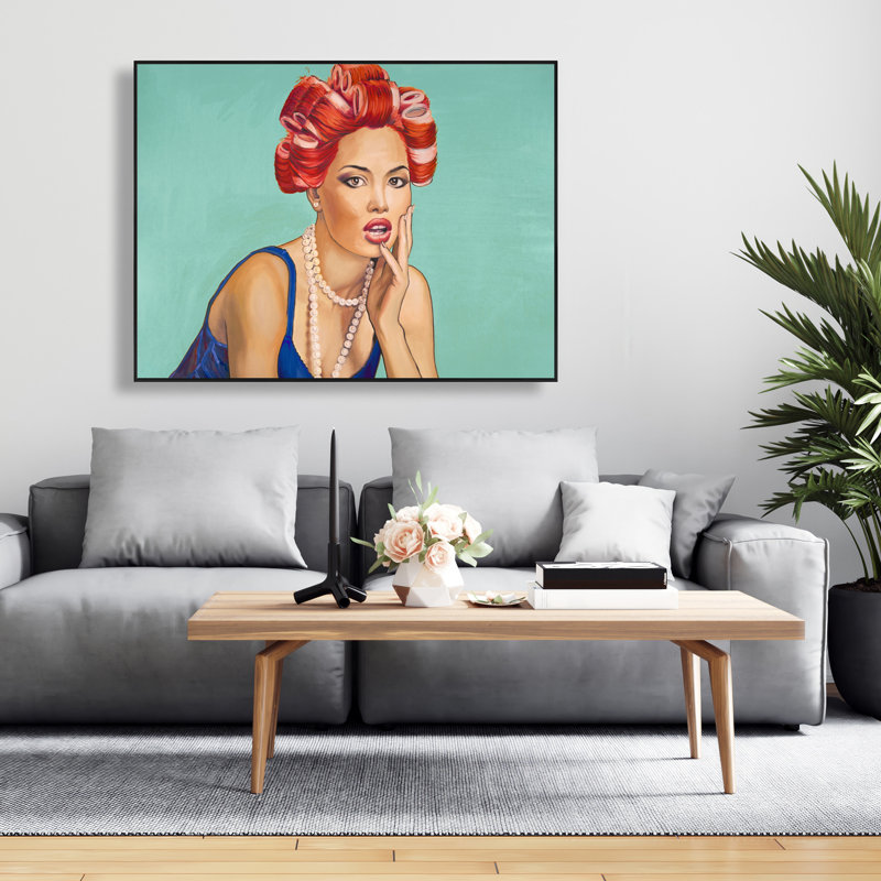 Pin up Girl with Curler