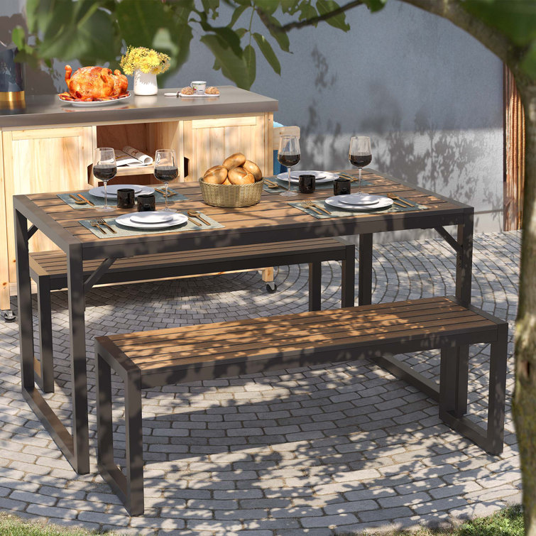 Bael Rectangular 4 - Person Dining Set