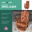 Fauteuil oscillant d'extérieur en cèdre American Furniture Classics