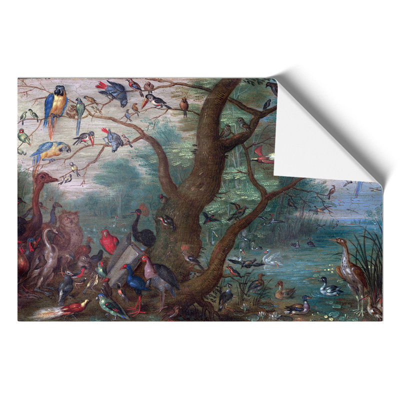 Concert of Birds by Jan van Kessel - Frameless Print, 42cm H x 59cm W x 0.1cm D