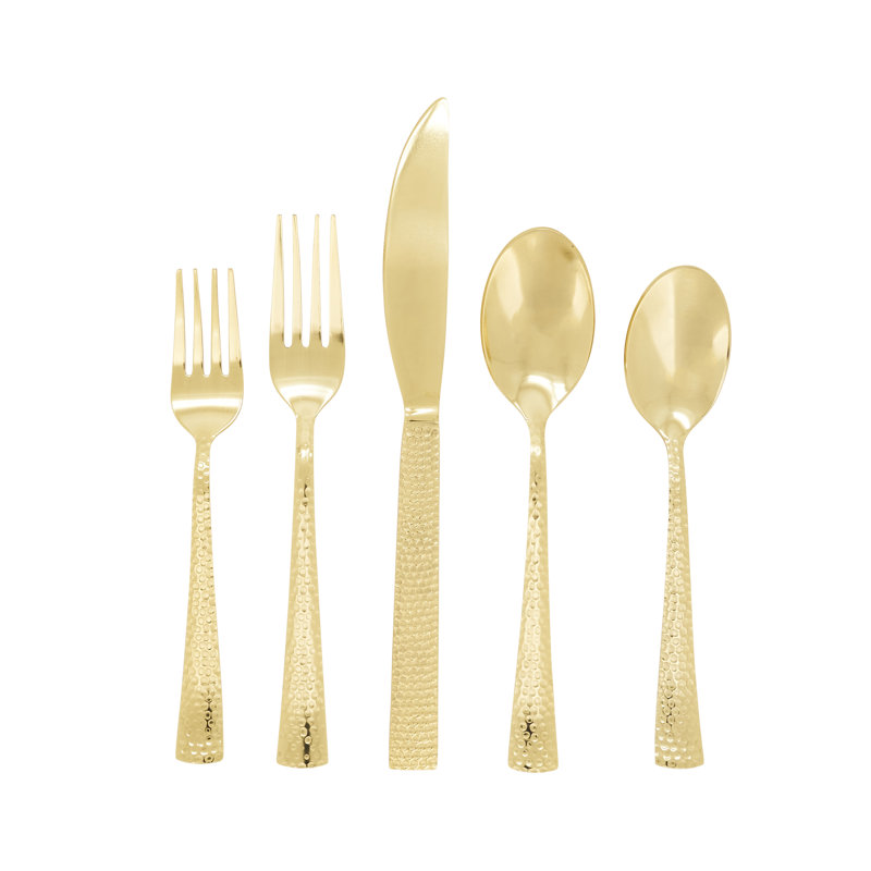 Couverts de tous les jours Sleek Shine, Or