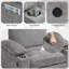 Chaise moderne surdimensionnée avec repose-pieds (chaise incluse seulement)-1902816685